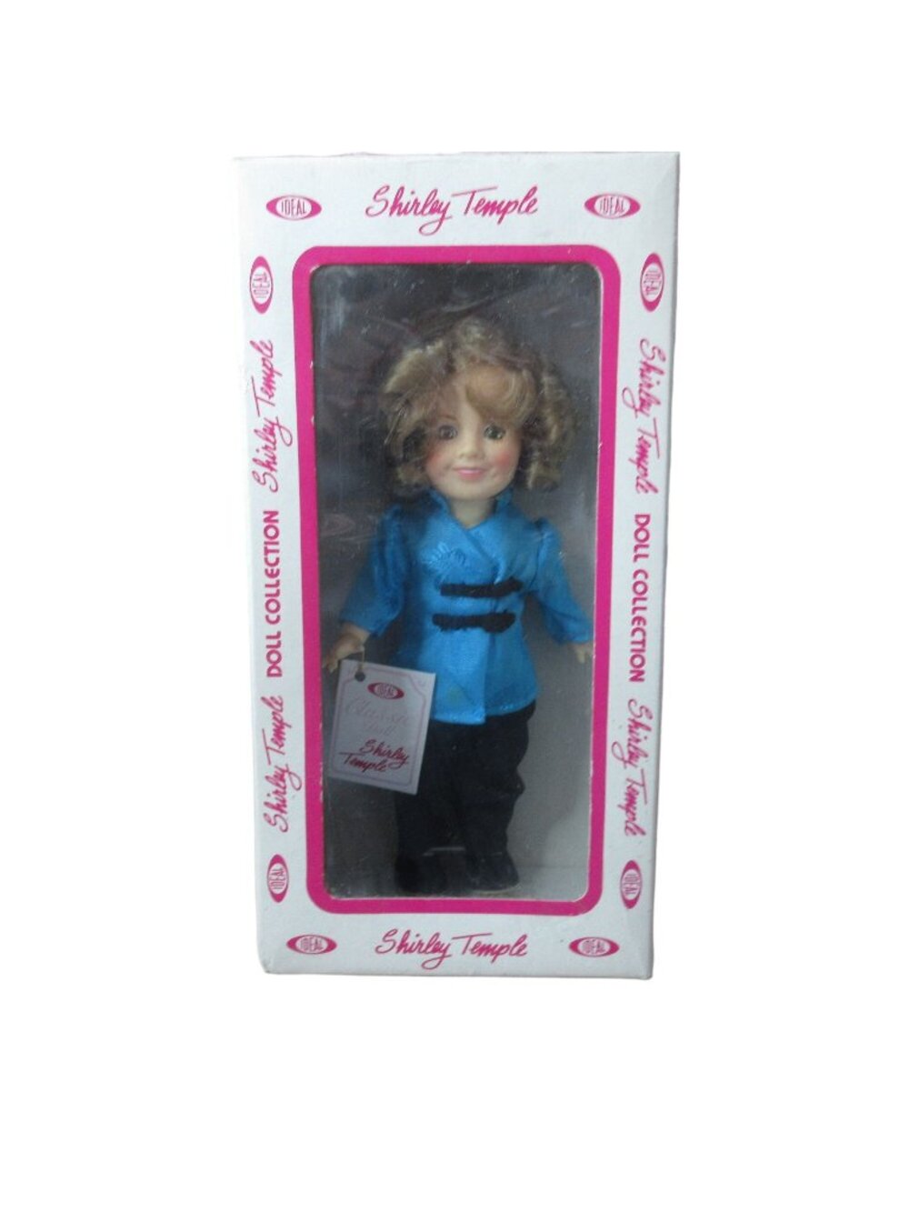 Ideal Shirley Temple Doll w/ Blue & Black Oriental Style Clothes Original Box